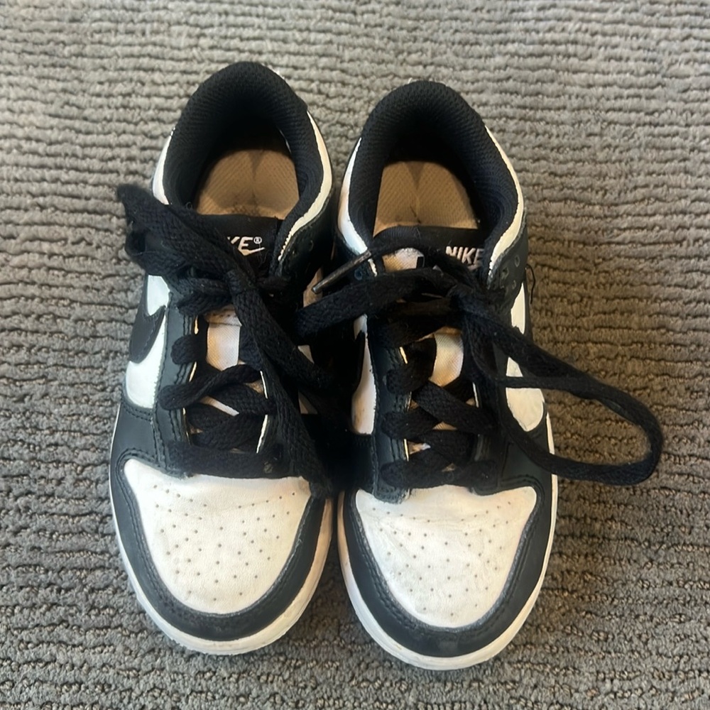 Nike Dunk Low White Little Kid's Shoes